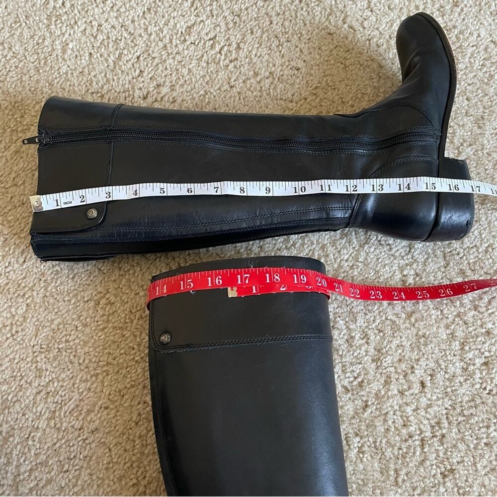 Corso Como Black Leather Boots 9M - Picture 2 of 13